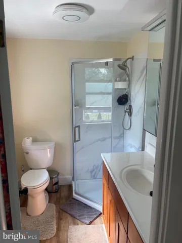 a bathroom with a sink and toilet