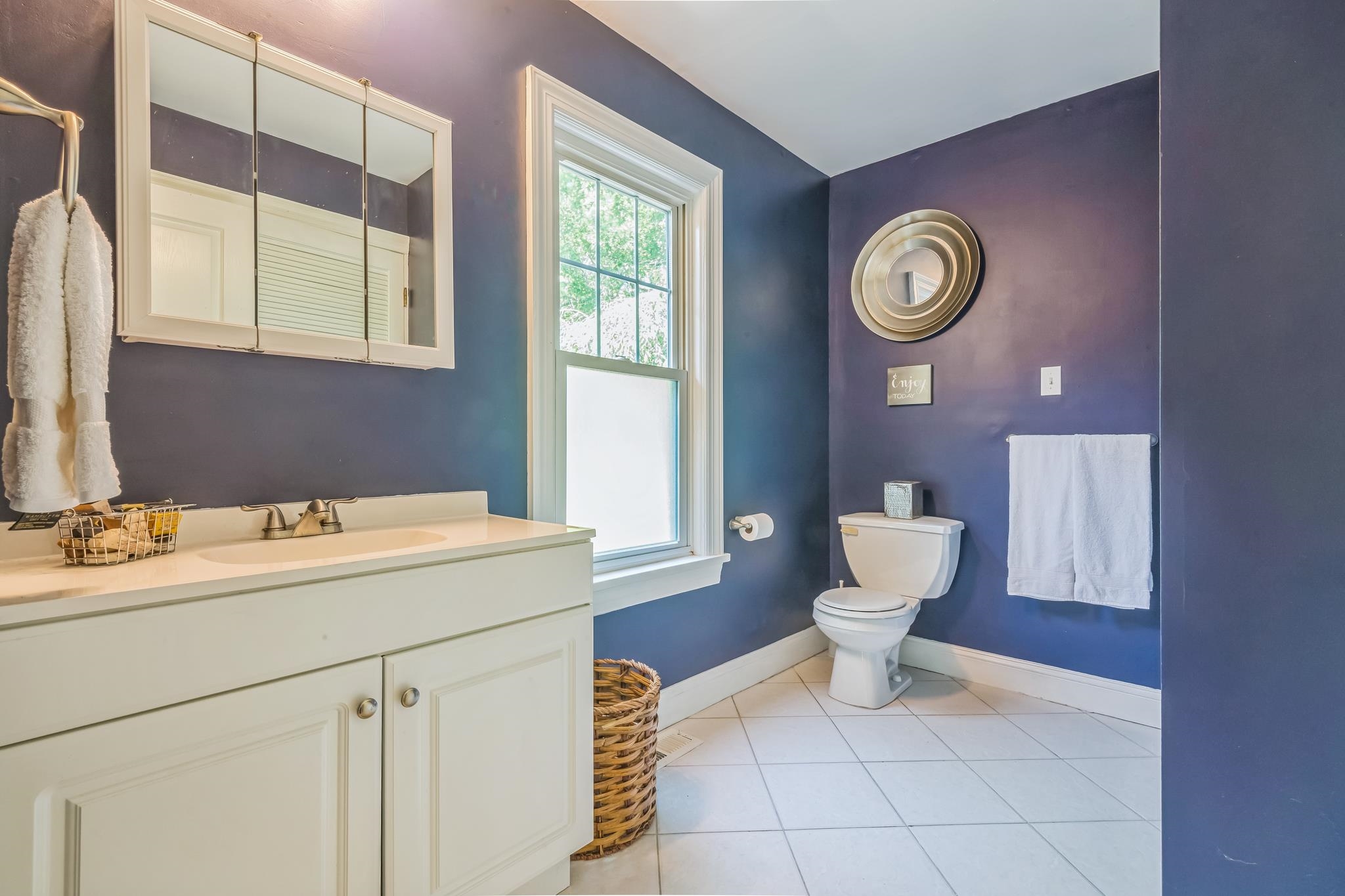 25 Shore Somers Point, NJ 08244 - Photo 15 of 35 a bathroom with a sink and a mirror