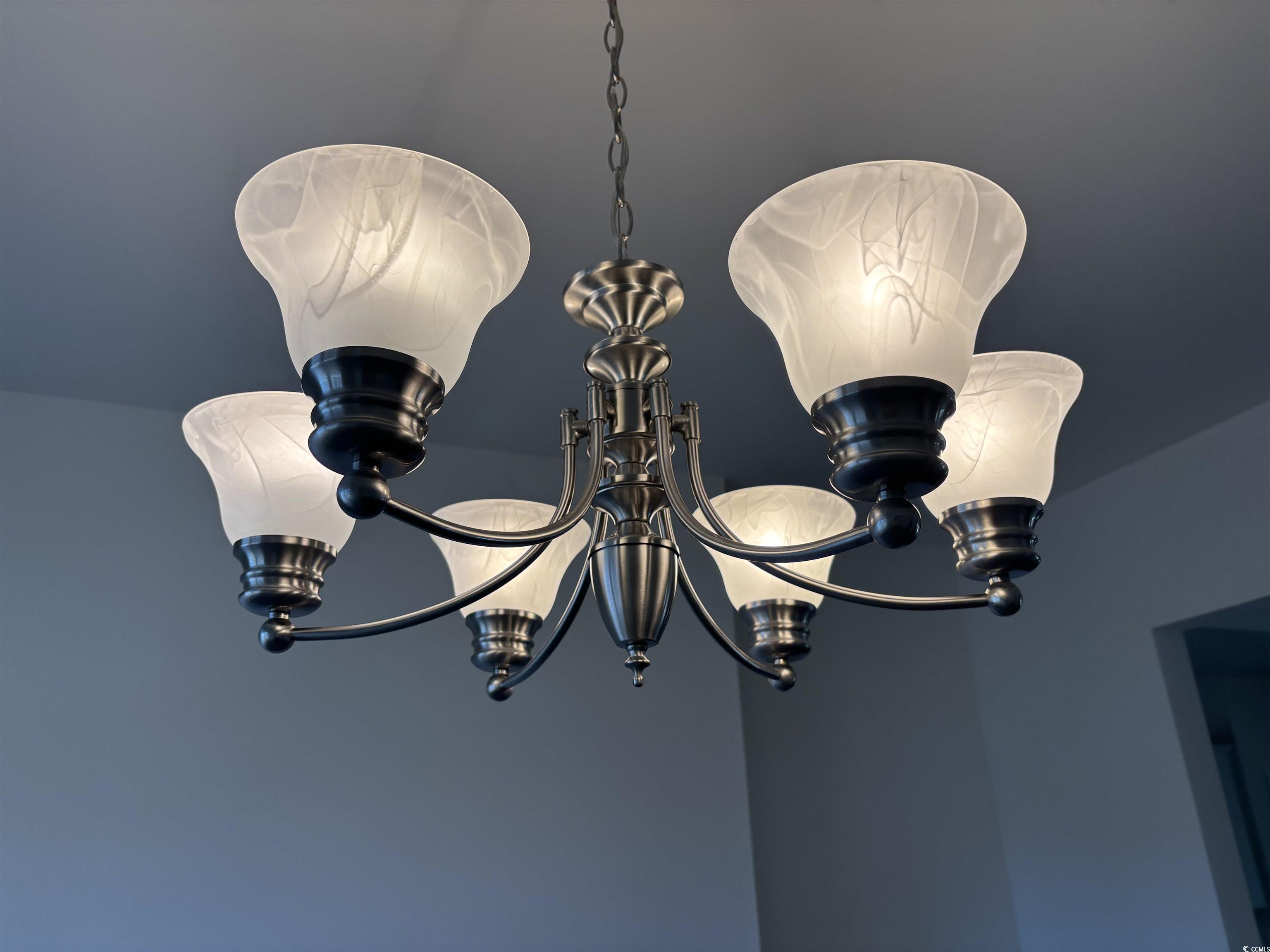 216 Palmetto Sand Loop Conway, SC 29527 - Photo 10 of 38 Interior space with ceiling fan with notable chand