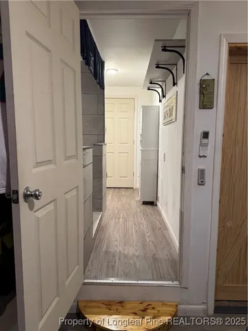 a view of a storage & utility room