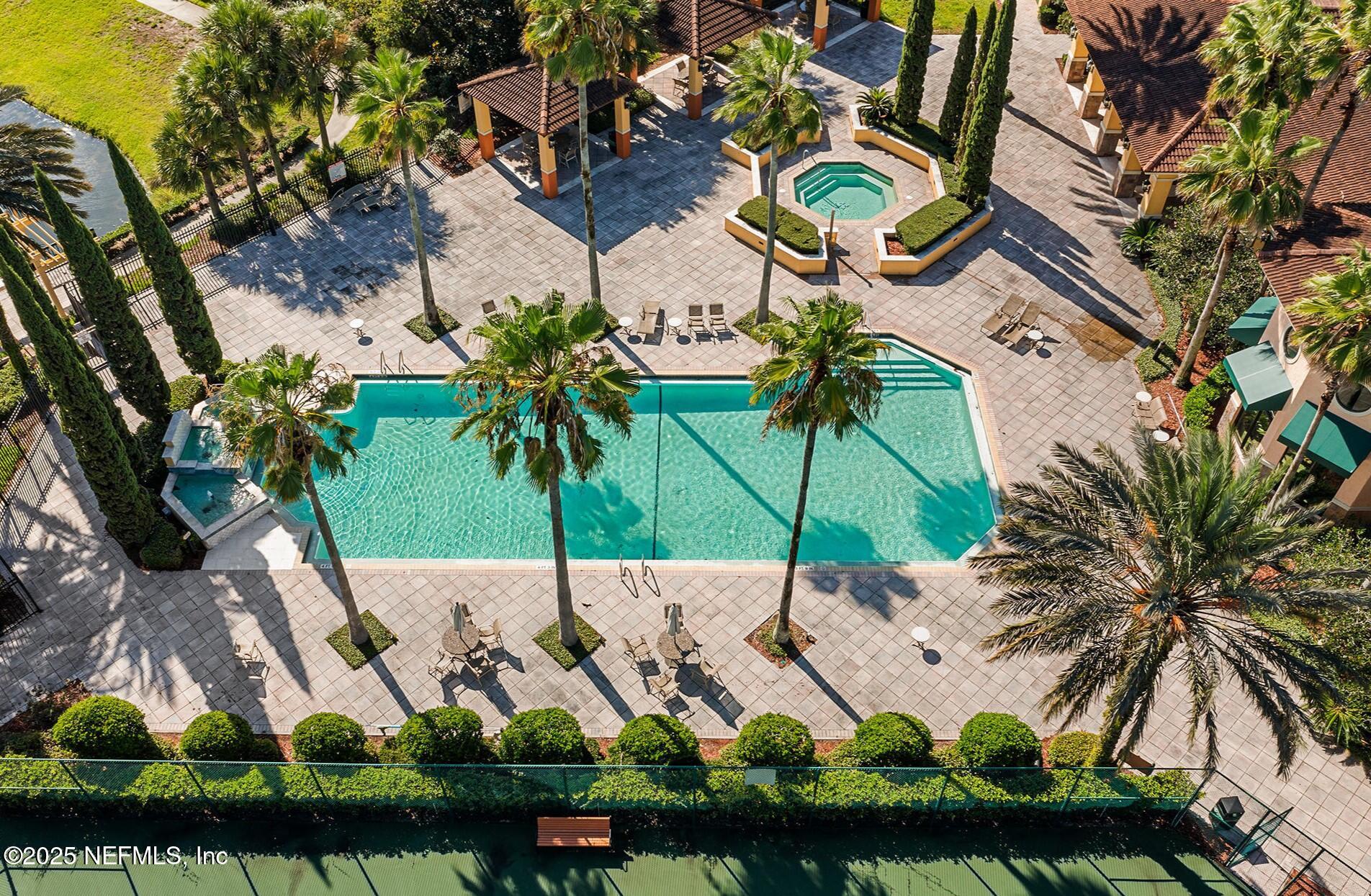 9745 Touchton Road, Unit 630 Jacksonville, FL 32246 - Photo 41 of 56 Pool Aerial View 2