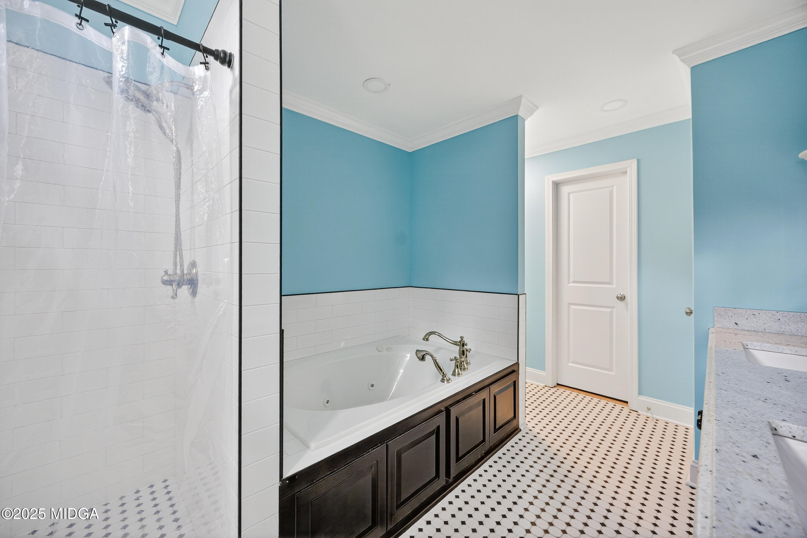 3341 Ridge Avenue Macon, GA 31204 - Photo 30 of 46 a bathroom with a bathtub and a shower