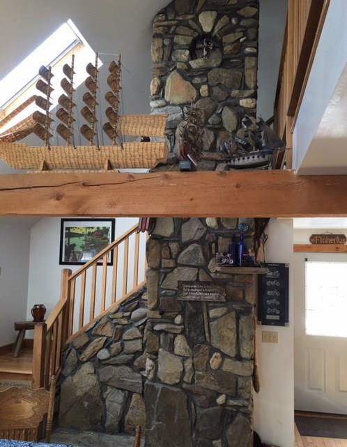109 Soper Road Winthrop, ME 04364 - Photo 12 of 29 Beautiful stone hearth
