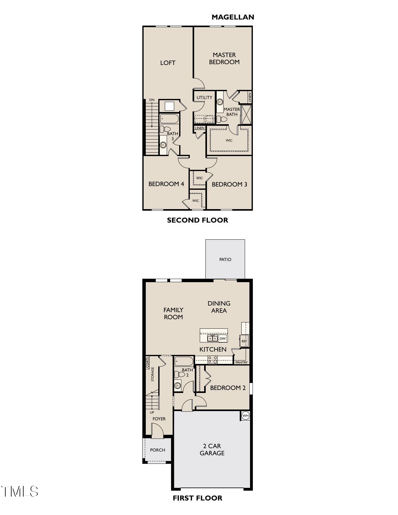 1121 Solace Way Rolesville, NC 27571 - Photo 18 of 18 Magellan Floorplan for MLS