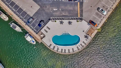 a view of an empty room and a window