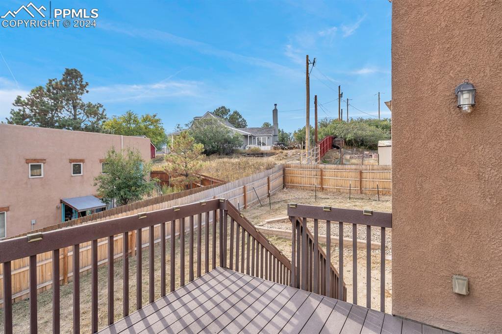 861 Circle Road Palmer Lake, CO 80133 - Photo 35 of 41 a view of a balcony with an outdoor space