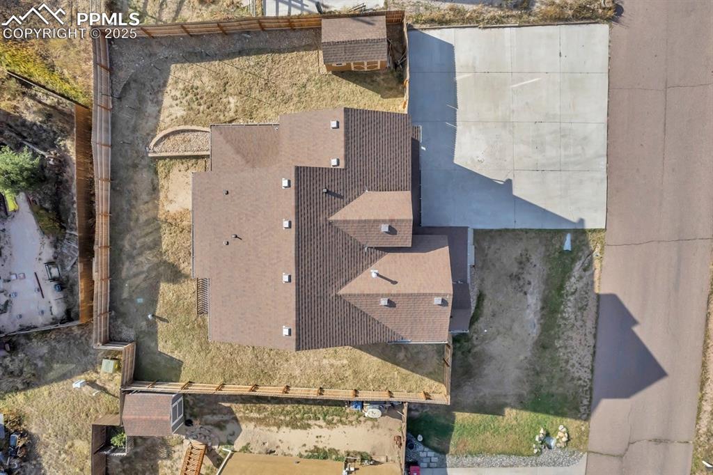 861 Circle Road Palmer Lake, CO 80133 - Photo 41 of 41 an aerial view of residential houses with outdoor space