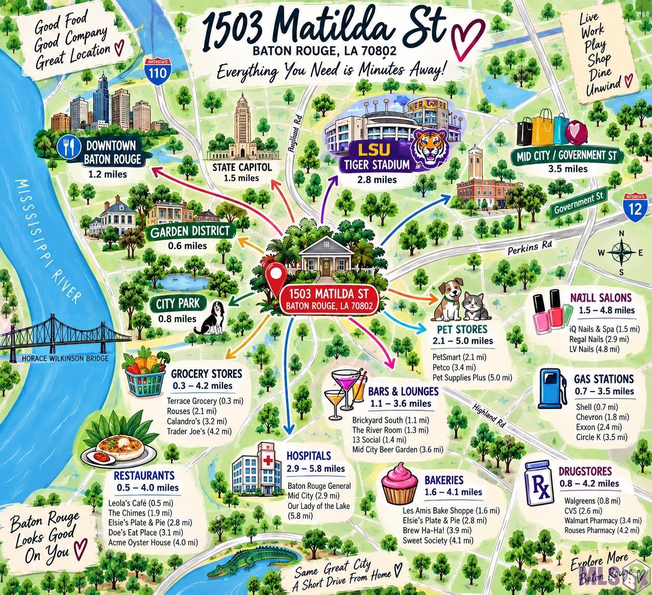 1503 Matilda Street Baton Rouge, LA 70802 - Photo 3 of 20 Gallery Image 3