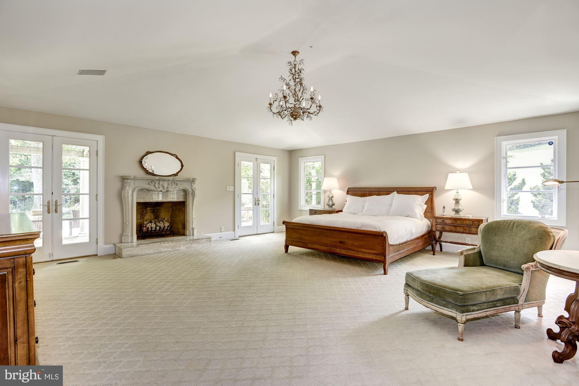 1127 Bellview Road McLean, VA 22102 - Photo 16 of 44 Main Level Master Suite w Double French Doors