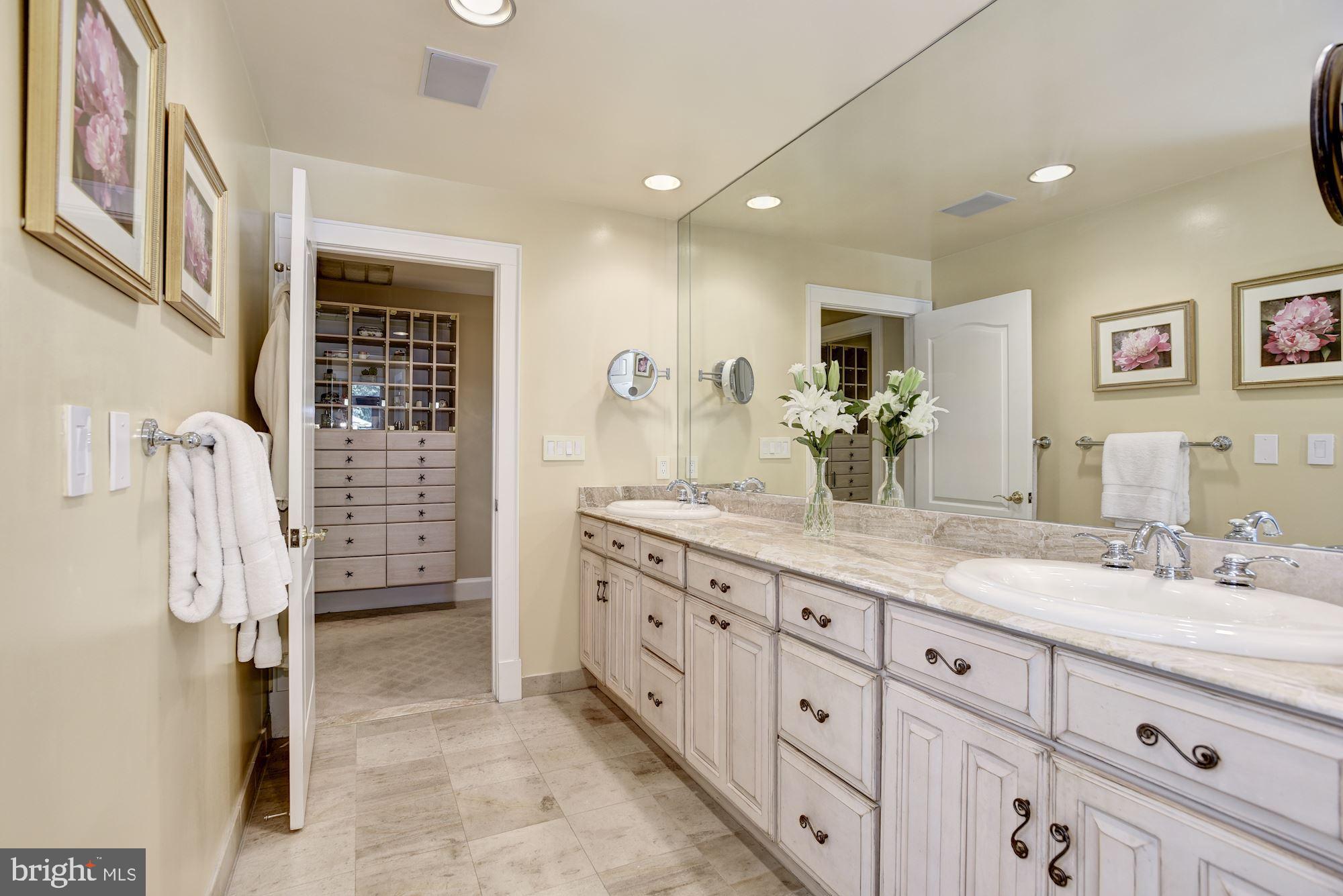 1127 Bellview Road McLean, VA 22102 - Photo 18 of 44 Master Bath with Double Vanity