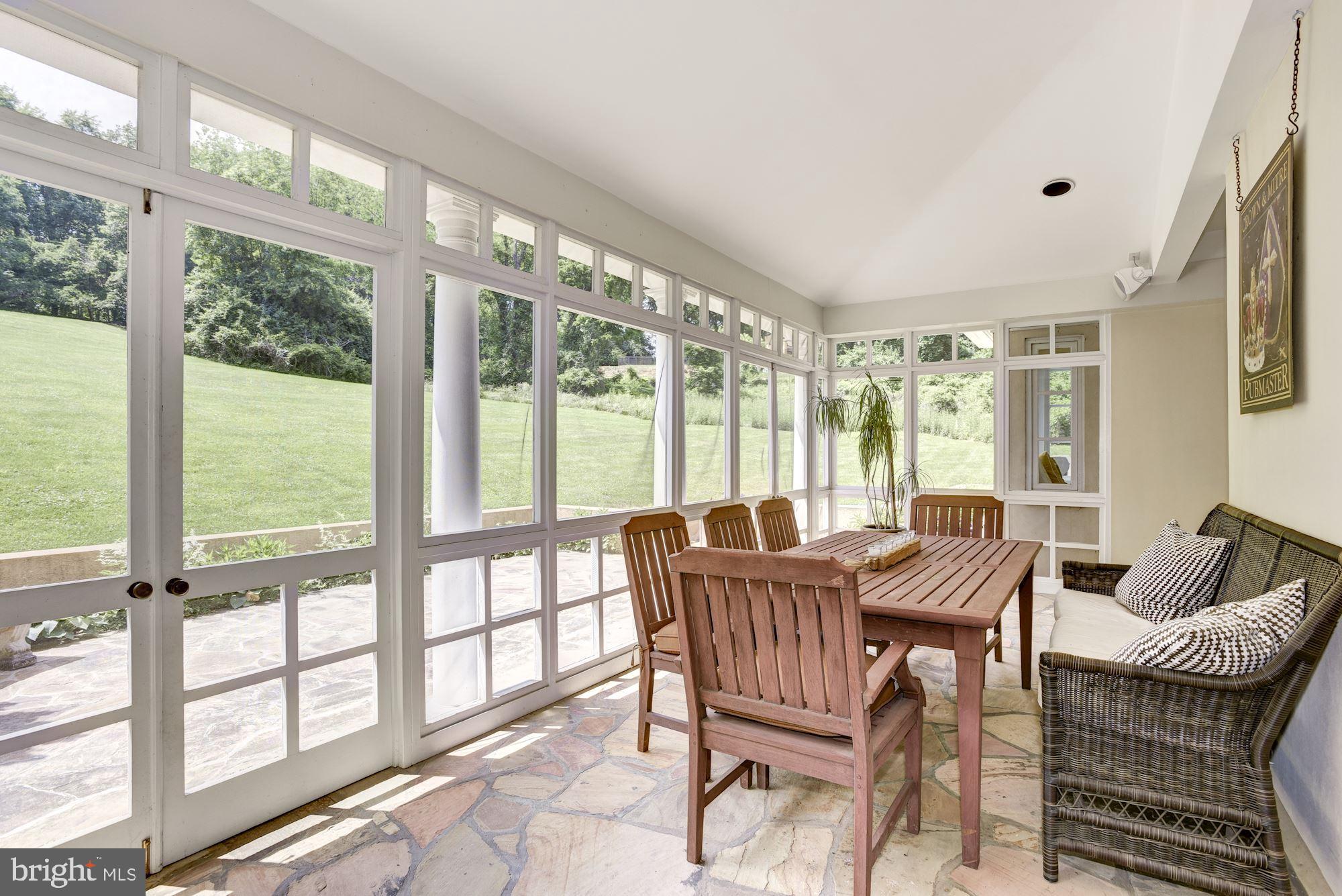 1127 Bellview Road McLean, VA 22102 - Photo 20 of 44 Screened Porch offers Bucolic Views