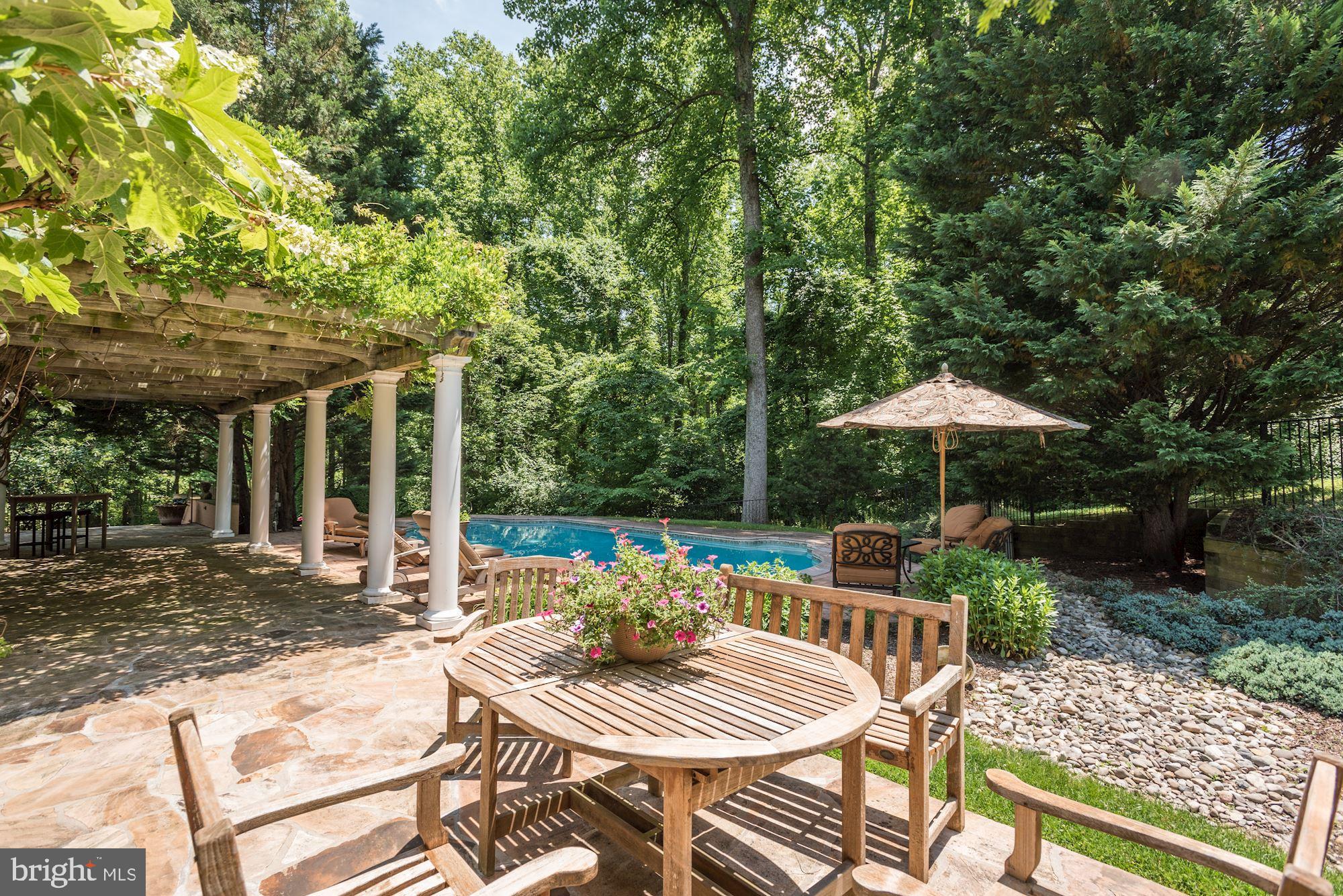 1127 Bellview Road McLean, VA 22102 - Photo 32 of 44 Dining Al Fresco by the Pool