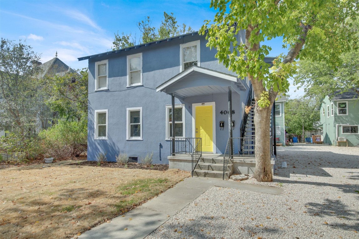 4010 Speedway, Unit C Austin, TX 78751 - Photo 3 of 4 a front view of a house with garden