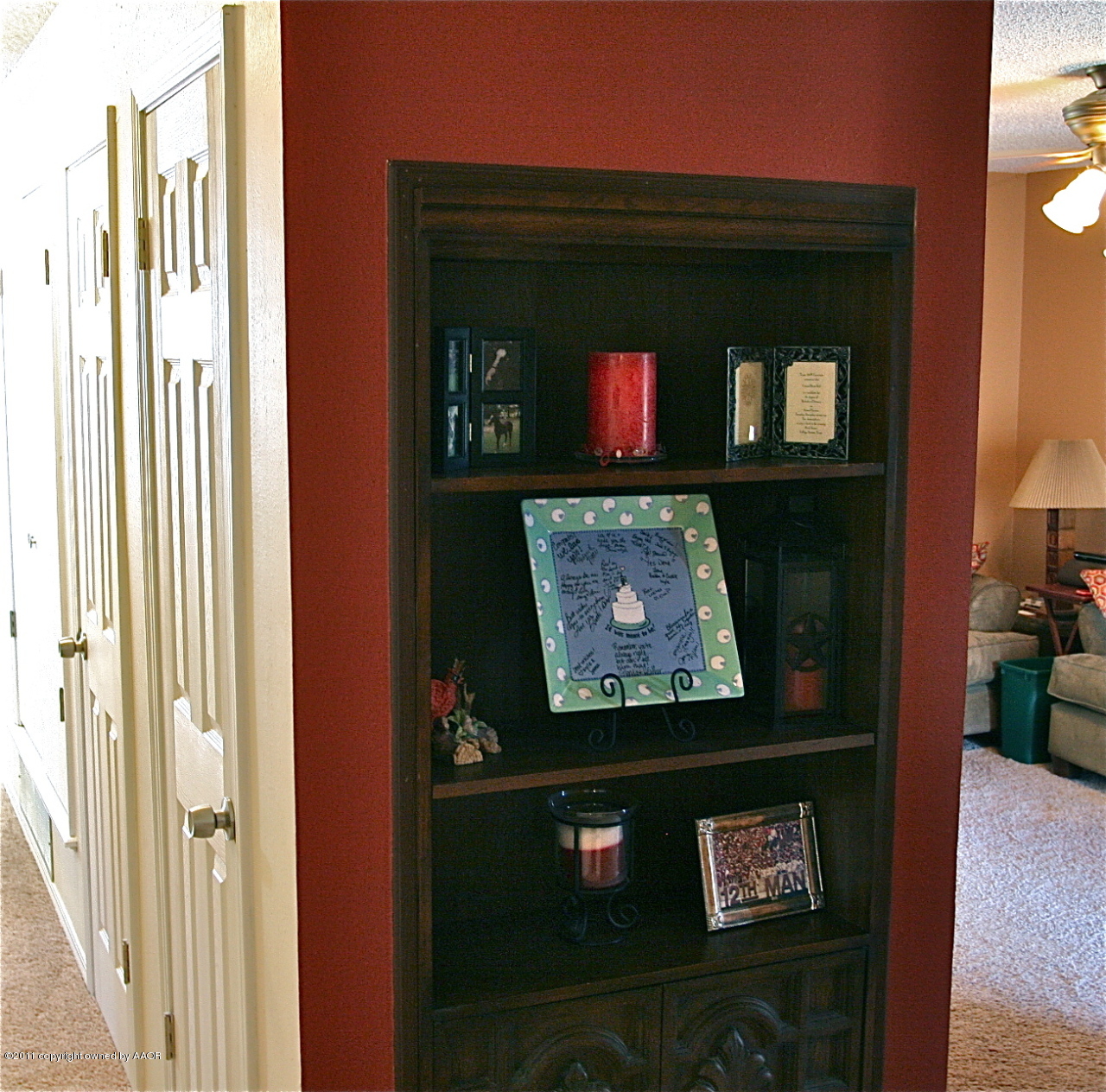 5332 Capulin Lane Amarillo, TX 79110 - Photo 5 of 10 a view of a hallway with wooden floor