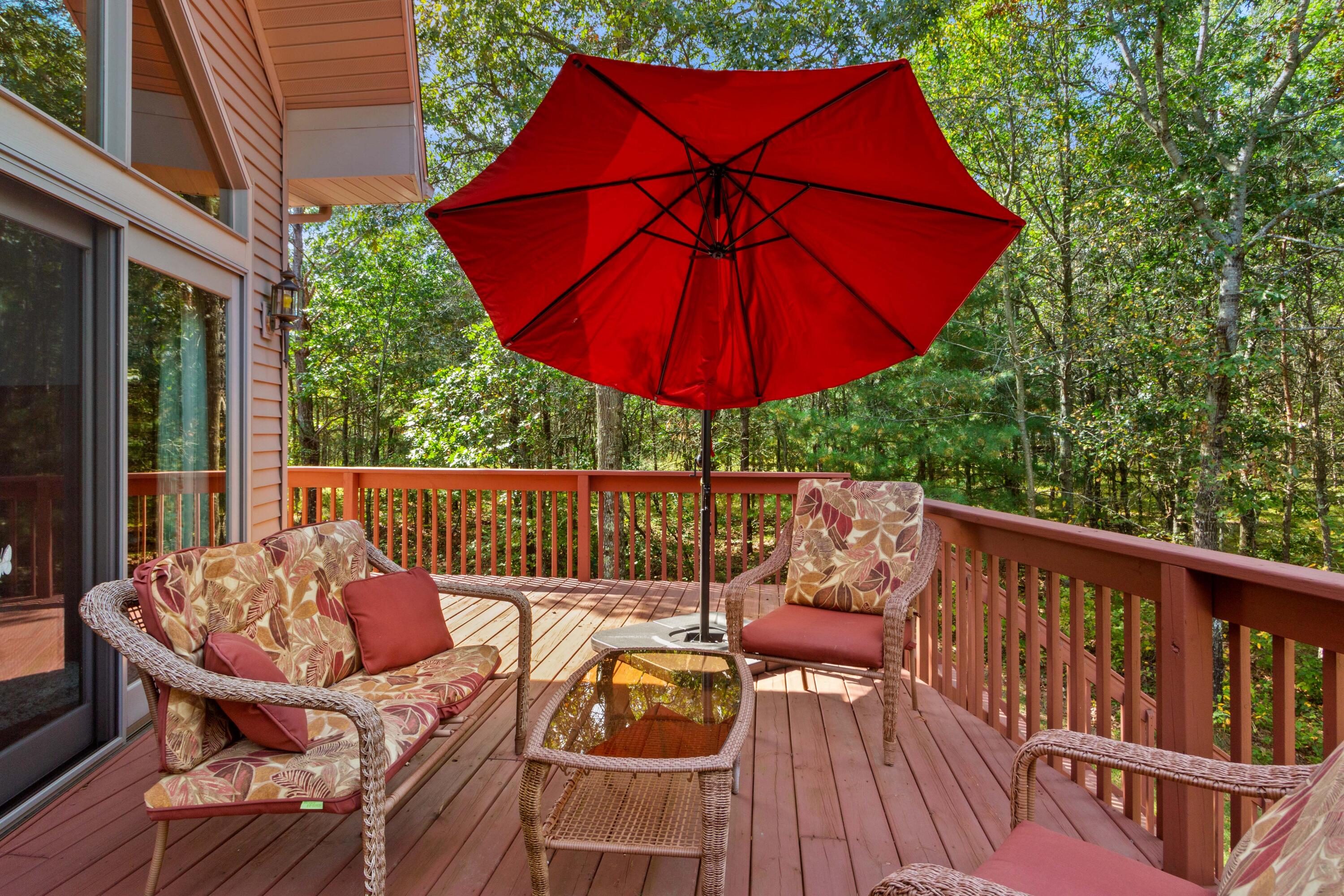 1194 Archer Avenue Rome, WI 54457 - Photo 21 of 48 Deck Facing Golfcourse