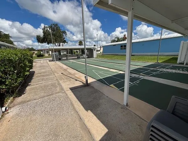 a view of a balcony