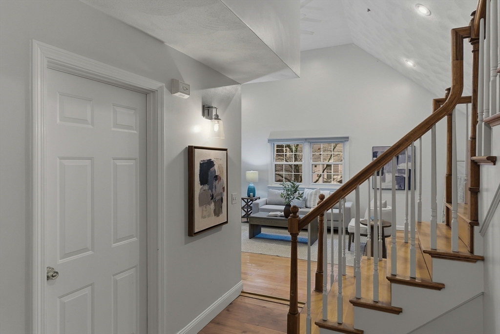 5 Aspen Circle Bedford, MA 01730 - Photo 14 of 28 a view of entryway and hall with wooden floor