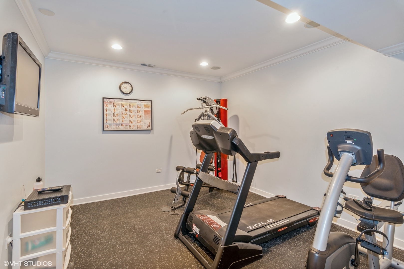 505 East Corning Road Beecher, IL 60401 - Photo 28 of 42 a view of a room with gym equipment
