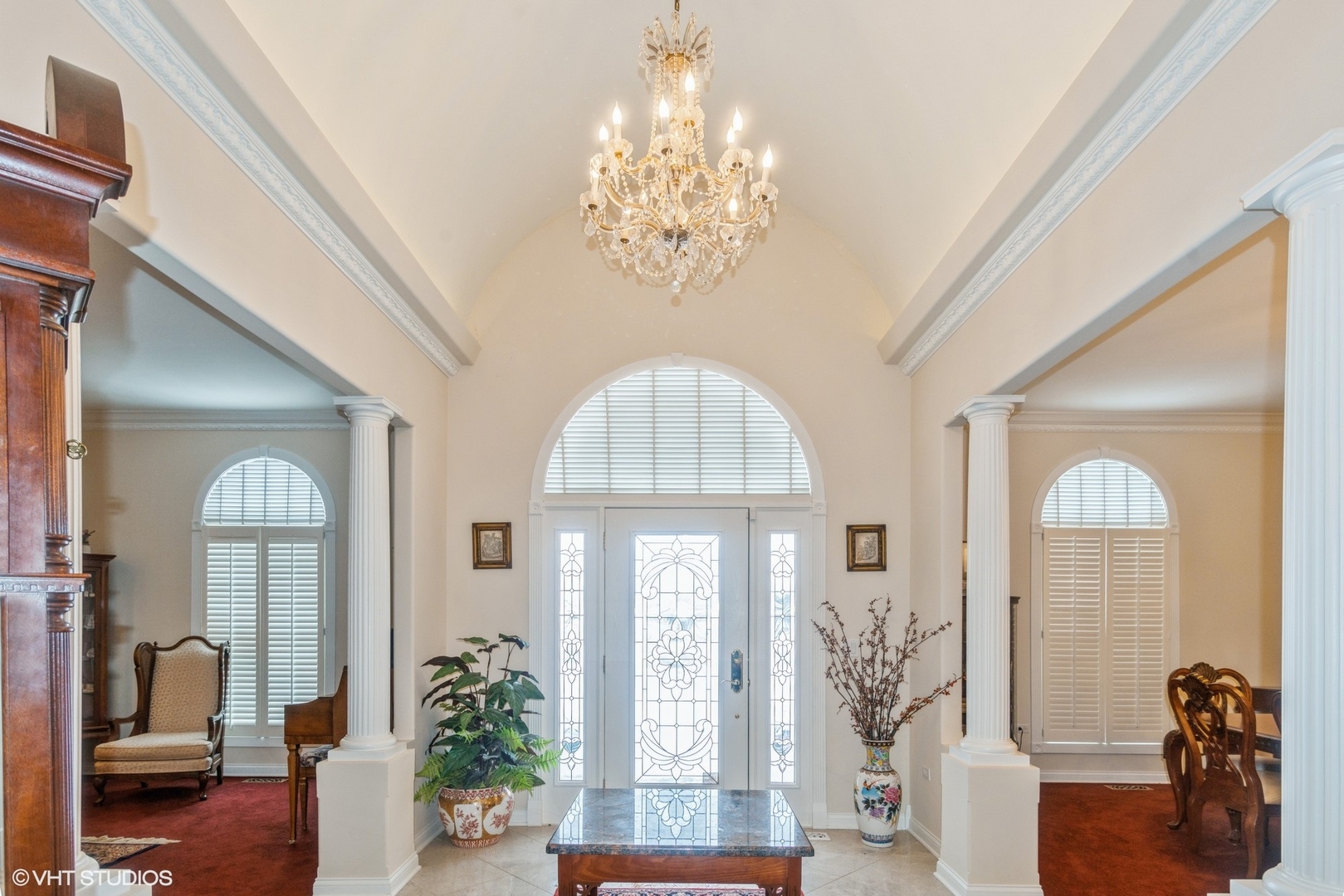 505 East Corning Road Beecher, IL 60401 - Photo 8 of 42 a view of hall with a window
