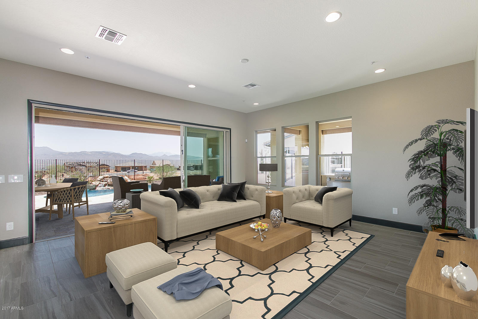17748 East Woolsey Way Rio Verde, AZ 85263 - Photo 5 of 55 3) GREAT ROOM Staged 1