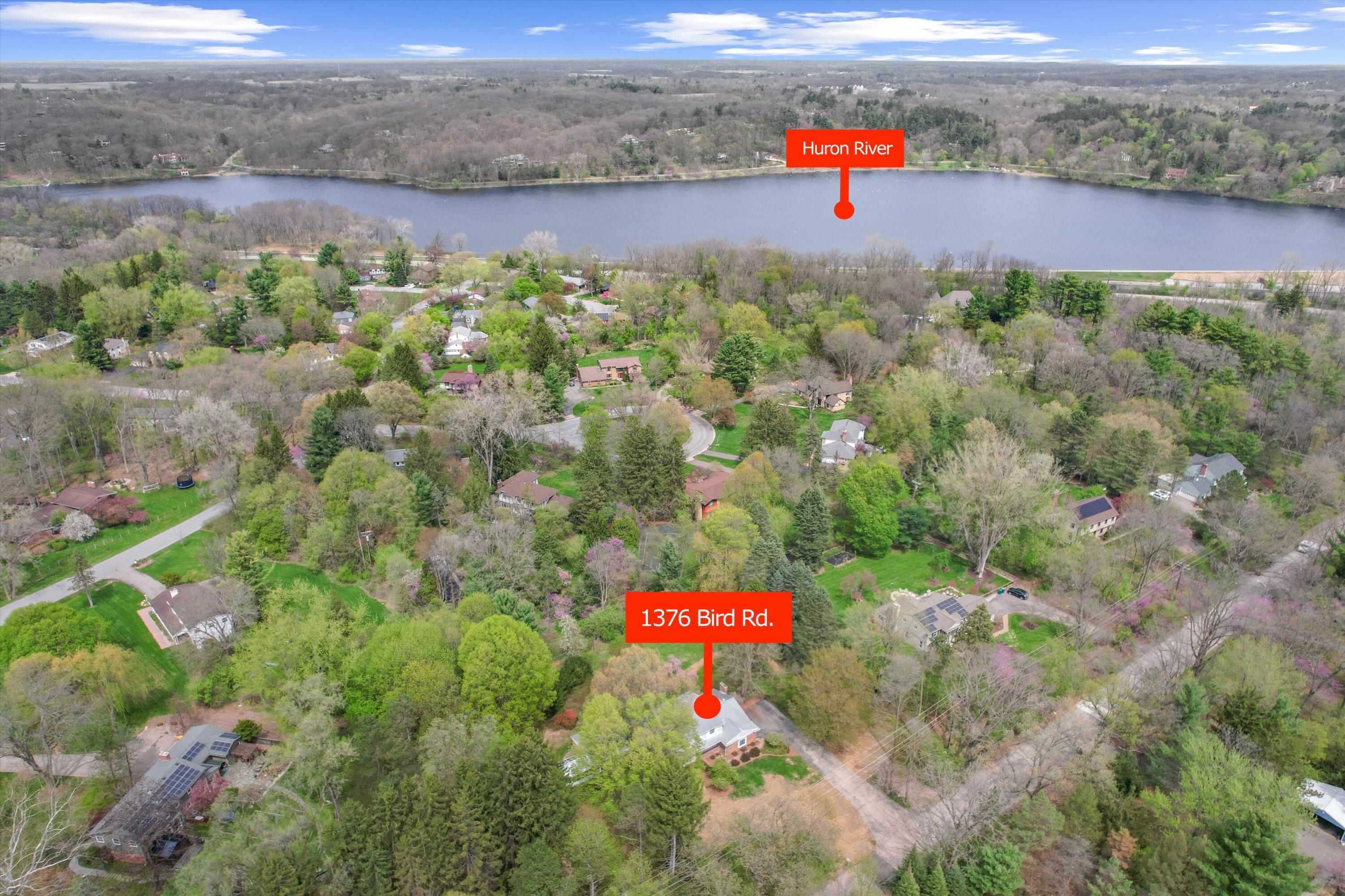 1376 Bird Road Ann Arbor, MI 48103 - Photo 2 of 66 Aerial