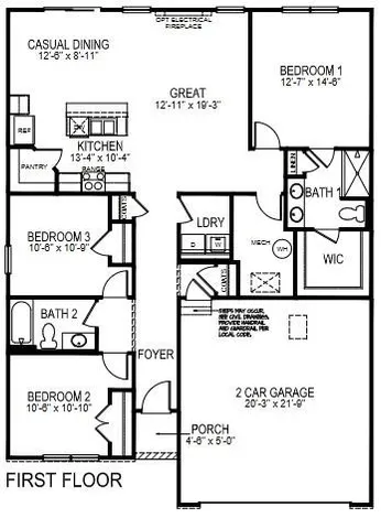 $334,990 | 2211 Creek View Lane, Raymore, MO 64083