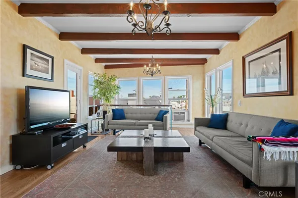 a view of a city with a building in the background