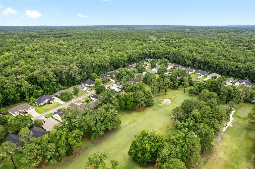 10922 Palmetto Boulevard Alachua, FL 32615 - Photo 50 of 51 an aerial view of residential houses with outdoor space and trees all around