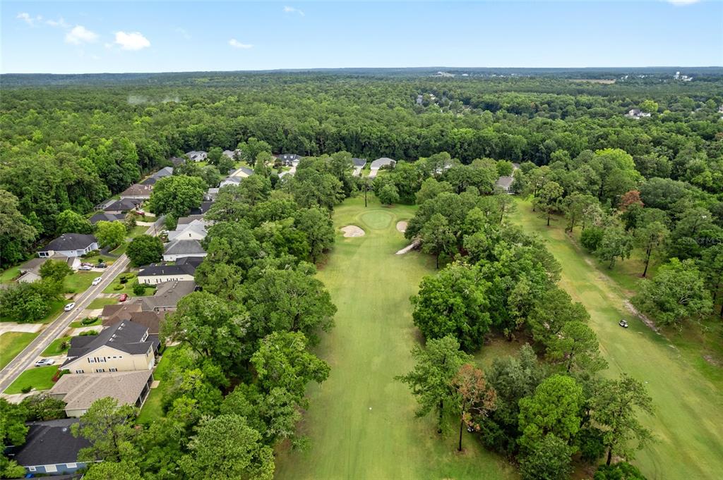 10922 Palmetto Boulevard Alachua, FL 32615 - Photo 51 of 51 an aerial view of residential houses with outdoor space and trees
