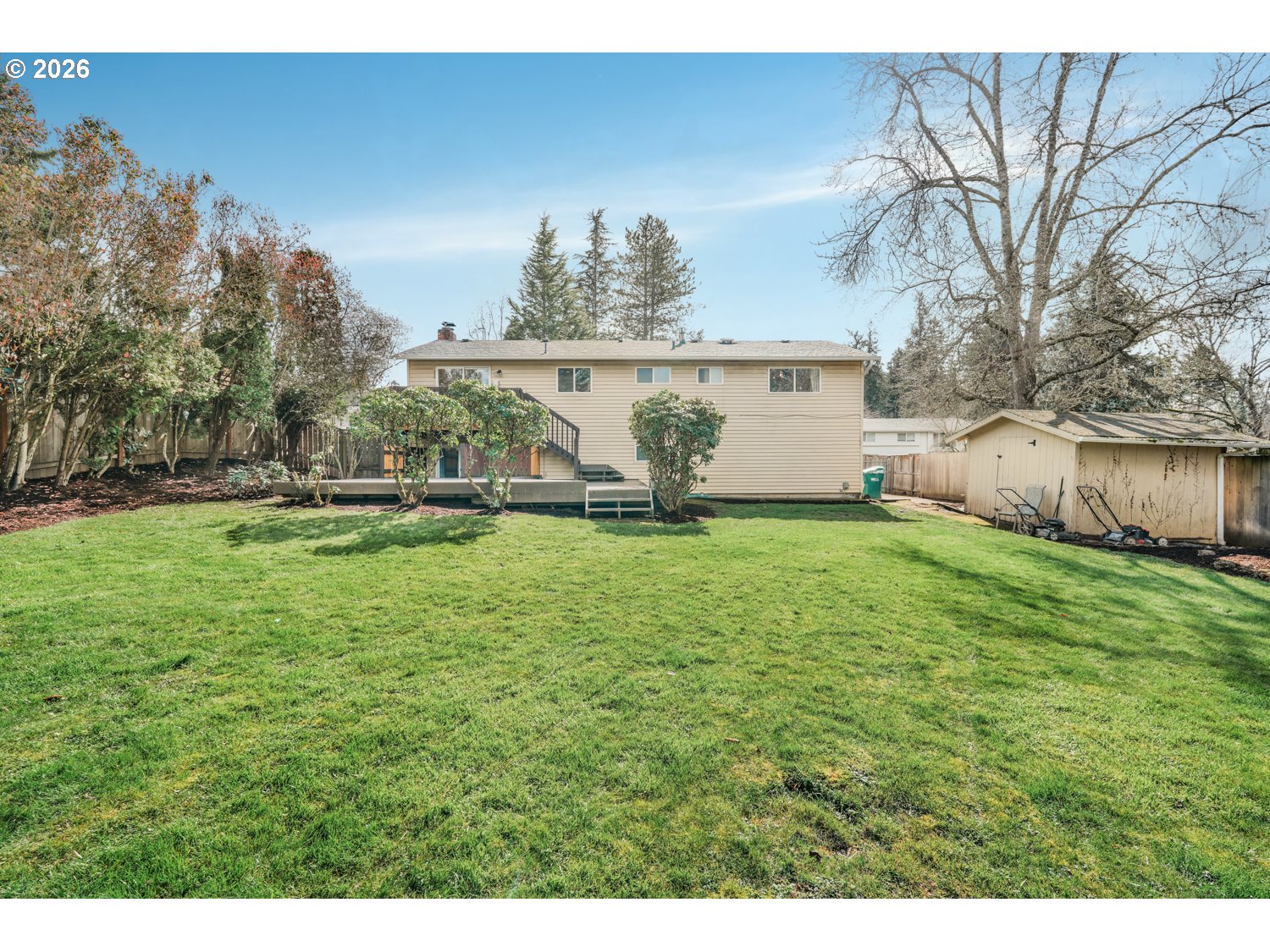 1829 Southwest 17th Street Gresham, OR 97080 - Photo 26 of 27 a view of a backyard
