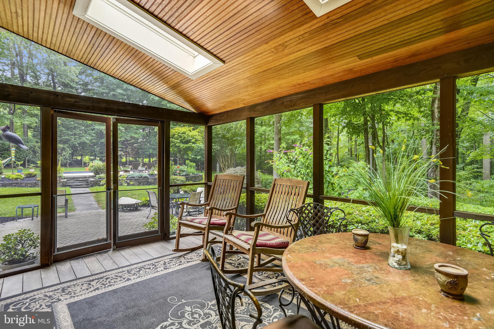 54 Colony Crossing Edgewater, MD 21037 - Photo 16 of 49 Screened Porch overlooking rear yard, patio & pool