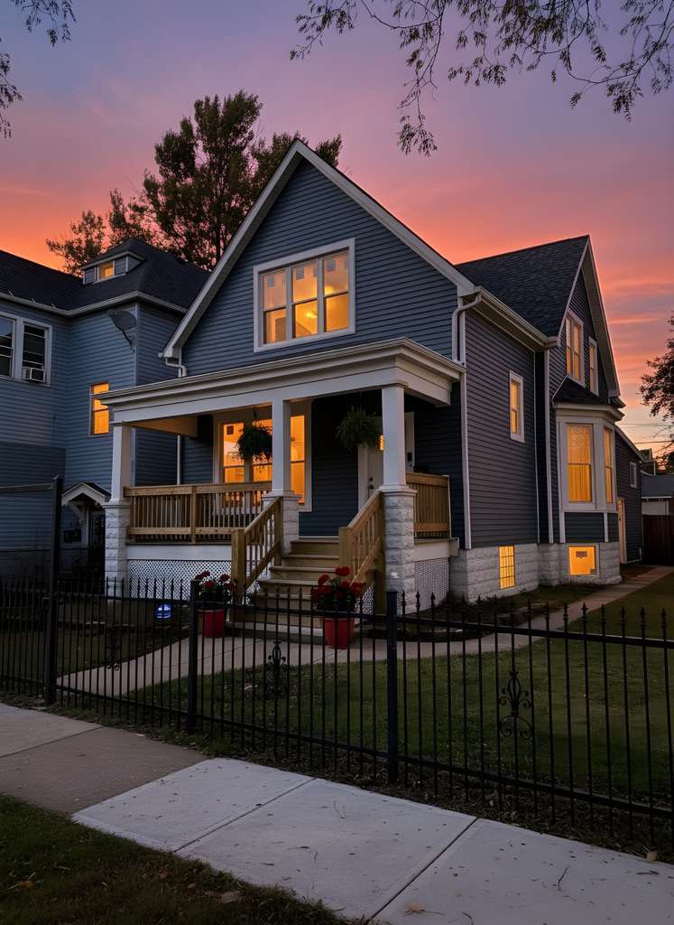 62 West 113th Street Chicago, IL 60628 - Photo 54 of 54 a front view of a house with a yard