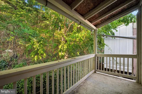 a view of a porch