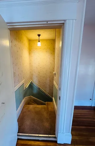 a room with a door