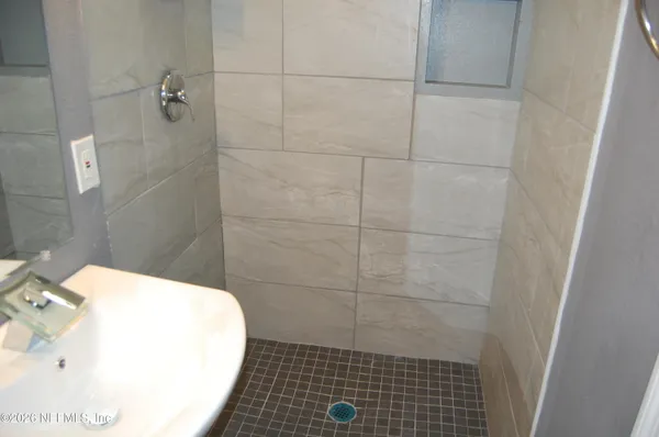a bathroom with a sink