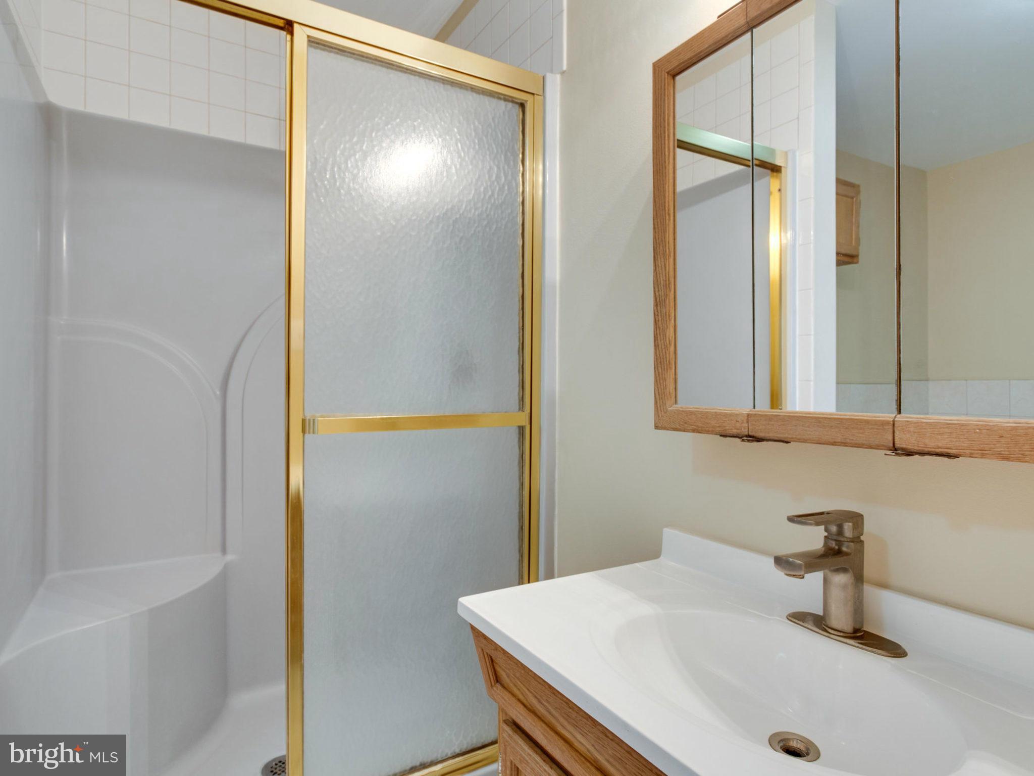 415 Rockway Road Catonsville, MD 21228 - Photo 14 of 30 a bathroom with a sink and a mirror