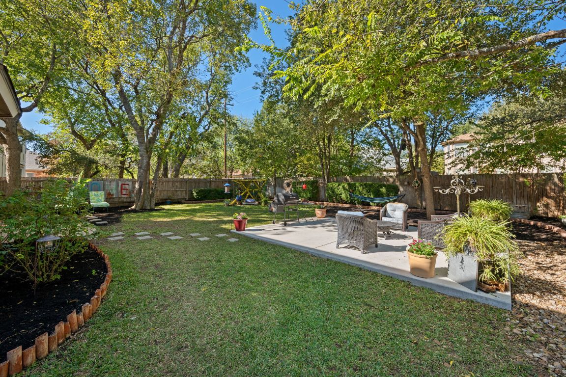 1607 Azalea Drive Cedar Park, TX 78613 - Photo 28 of 40 a view of a backyard with sitting area