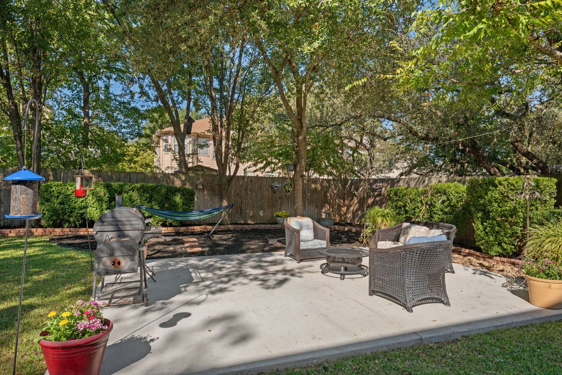 1607 Azalea Drive Cedar Park, TX 78613 - Photo 30 of 40 a view of a backyard with sitting area