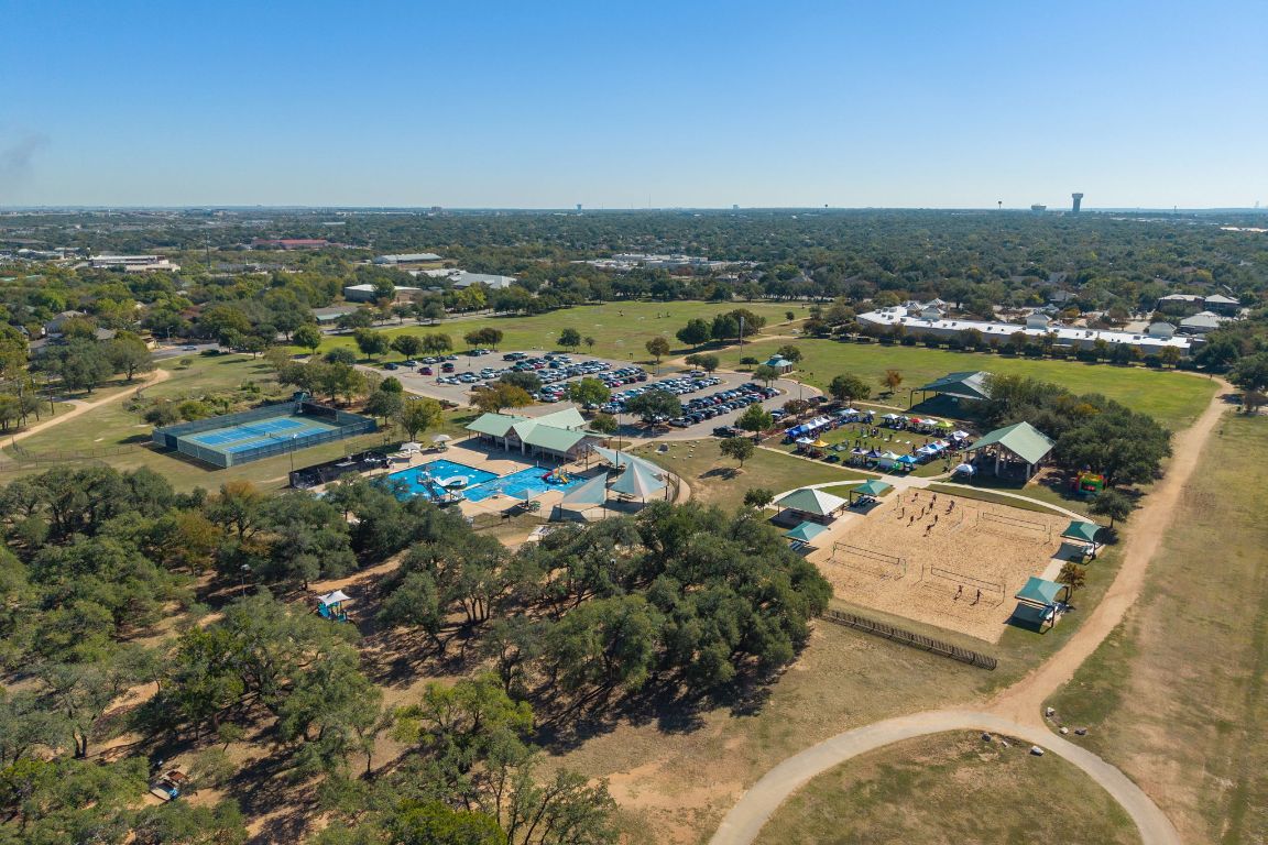 1607 Azalea Drive Cedar Park, TX 78613 - Photo 34 of 40 an aerial view of a house with a lake view