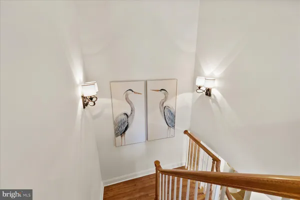 a view of a living room with windows