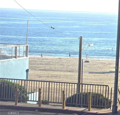 a view of a balcony with an ocean from the wall