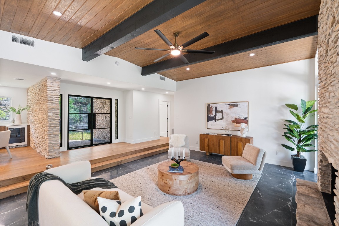 3403 Cascadera Drive Austin, TX 78731 - Photo 7 of 38 a living room with furniture and a large window
