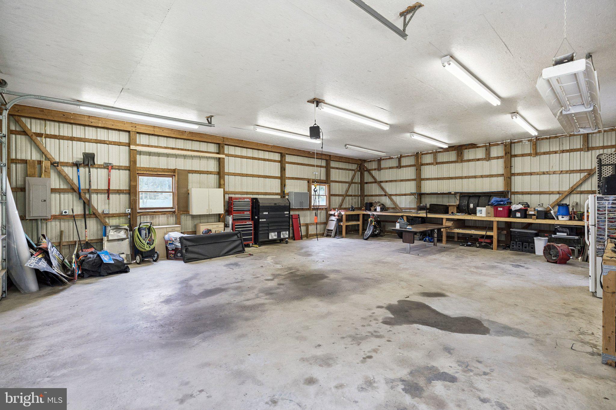 1039 Mountain View Road Fredericksburg, VA 22406 - Photo 35 of 49 interior of the 40x30 detached garage