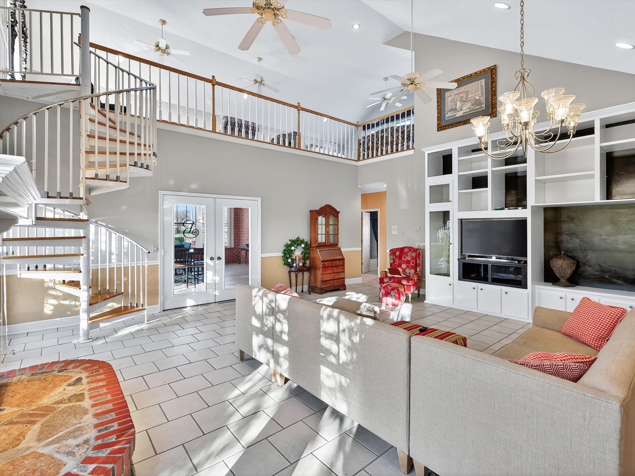 275 Swift Lane Cunningham, TN 37052 - Photo 29 of 67 a living room with furniture and a flat screen tv