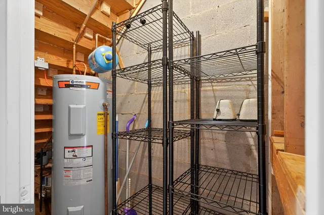 a utility room with washer and dryer