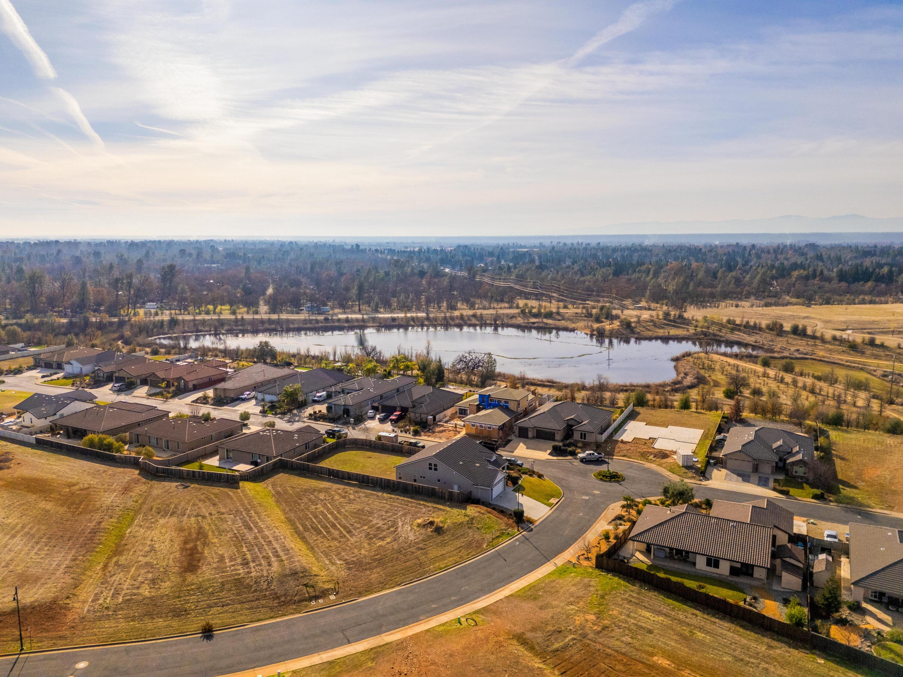 3001 Luke Trail Redding, CA 96002 - Photo 39 of 43 an aerial view of residential houses with outdoor space