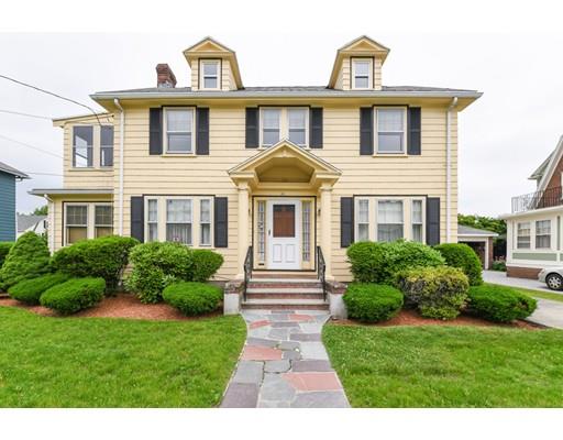 161 Lovell Road Watertown, MA 02472 - Photo 1 of 15 a front view of a house with garden