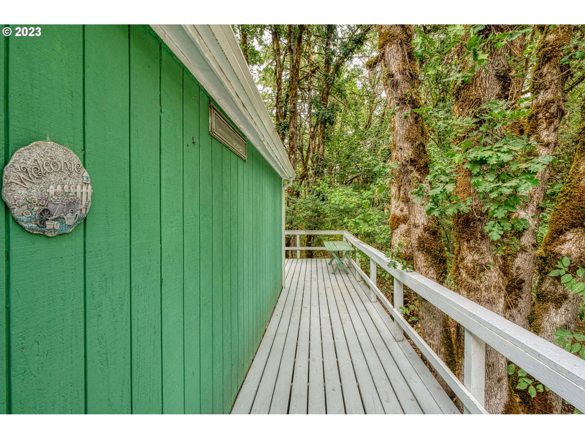 26720 Northwest Williams Canyon Road Gaston, OR 97119 - Photo 13 of 33 a view of balcony with wooden floor