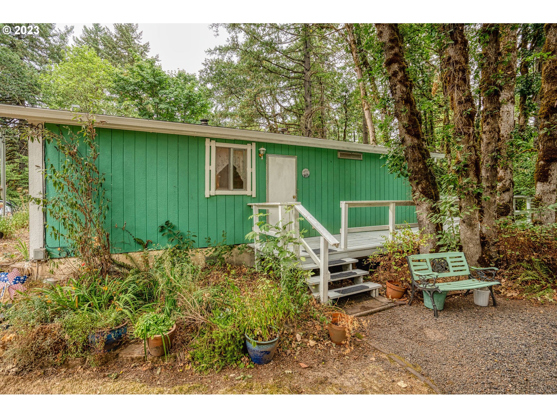 26720 Northwest Williams Canyon Road Gaston, OR 97119 - Photo 7 of 33 a backyard of a house with lots of green space