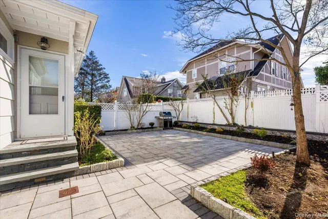 a house with trees in front of it